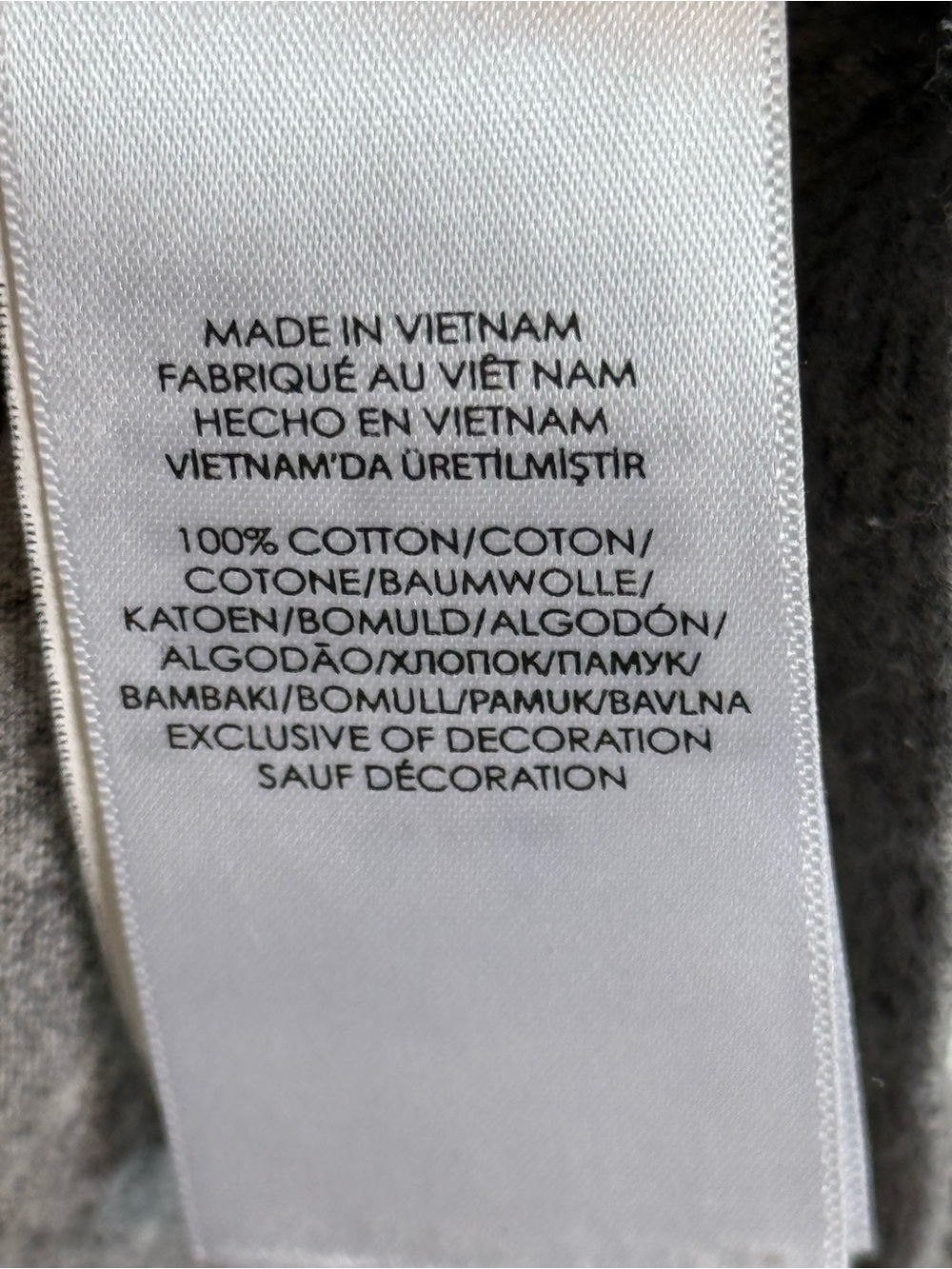 Polo by Ralph Lauren Heather Gray V-Neck Long Sleeve Tee - Picture 6 of 6